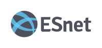 Full-color (blue-gray) logo with ESnet short name